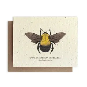 The Bower Studio - Bumble Bee Plantable Wildflower Card