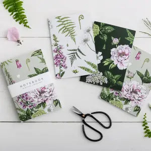 Catherine Lewis Design - Summer Garden- Pack of 3 A6 Notebooks