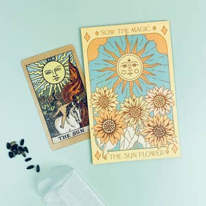 - Sow The Magic - The Sunflower (Ring of Fire) Tarot Garden + Gift Seed Packet